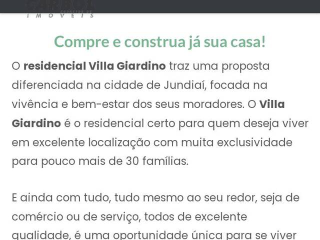 #150537C - Terreno em condomínio para Venda em Jundiaí - SP - 2